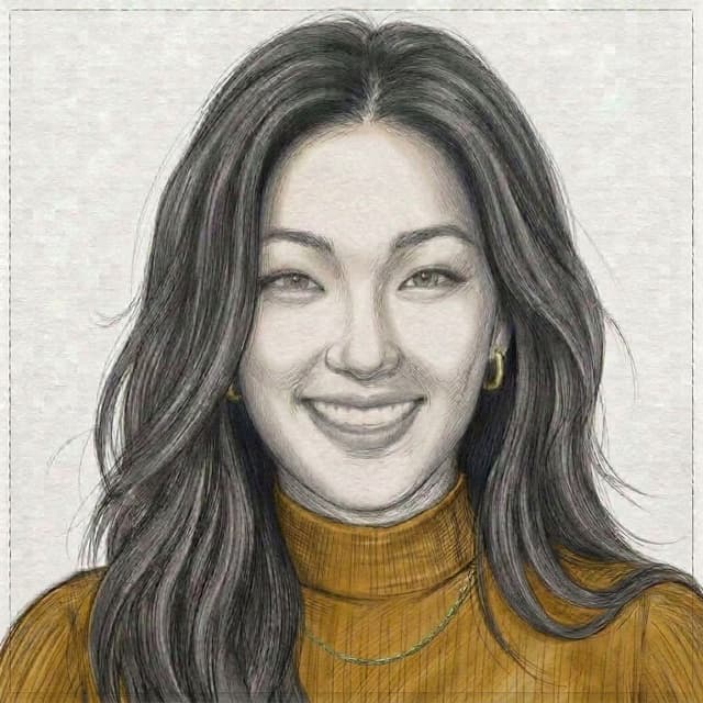 Sketch portrait of Susun, Co-Founder and CEO of Refraime